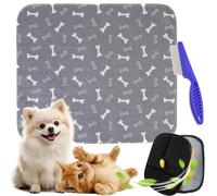 Puppypad Pee Pads with Pheromones, Reusable and Washable PeePad for Dogs Washable, Pet Training Pads with Non-Slip Base, 4-Layer Leak & Odor Proof, Fast Absorbent, for Dogs Indoor Use (C,L)