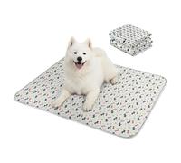 PuppyPad - Pet Pee Pad, PuppyPad Washable Reusable Dog Pee Pads with Pheromones, 4 strati di leak-proof Puppy Training Pad, base antiscivolo per uso interno (bianco, XS: 30 x 30 cm)