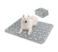 PuppyPad - Pet Pee Pad, PuppyPad Washable Reusable Dog Pee Pads with Pheromones, 4 strati Leak-Proof Puppy Training Pad, base antiscivolo per uso interno (grigio, M: 70 x 80 cm)
