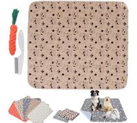 Puppypad Washable Dog Pee Pads, Puppypad ee ads with Pheromones, Puppy Pad Reusable Pee Pads, Super Absorbent & Leakproof Pet Training Pad, for Sofa, Crates, Floors (Coffee,XS: 30*30cm)