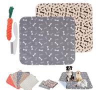 Puppypad Washable Dog Pee Pads, Puppypad ee ads with Pheromones, Puppy Pad Reusable Pee Pads, Super Absorbent & Leakproof Pet Training Pad, for Sofa, Crates, Floors (2pcs-2,XS: 30*30cm)