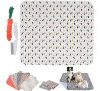 Puppypad Washable Dog Pee Pads, Puppypad ee ads with Pheromones, Puppy Pad Reusable Pee Pads, Super Absorbent & Leakproof Pet Training Pad, for Sofa, Crates, Floors (White,M: 70*80cm)