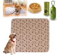 Puppypad Washable Dog Pee Pads, PuppyPad Pee Pads for Dogs with Pheromones, Puppy Pad Reusable ee ads, Durable Leak-Proof & Anti-Slip Pet Training Pads, for Home (B,M(28*32 in))