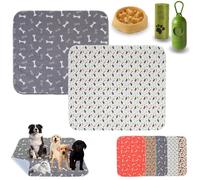 Puppypad Washable Dog Pee Pads, PuppyPad Pee Pads for Dogs with Pheromones, Puppy Pad Reusable ee ads, Durable Leak-Proof & Anti-Slip Pet Training Pads, for Home (A+E,L(32*36in))