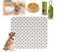 Puppypad Washable Dog Pee Pads, PuppyPad Pee Pads for Dogs with Pheromones, Puppy Pad Reusable ee ads, Durable Leak-Proof & Anti-Slip Pet Training Pads, for Home (E,XS(12*12 in))