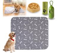 Puppypad Washable Dog Pee Pads, PuppyPad Pee Pads for Dogs with Pheromones, Puppy Pad Reusable ee ads, Durable Leak-Proof & Anti-Slip Pet Training Pads, for Home (A,L(32*36in))