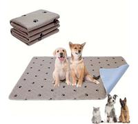 PuppyPads for Dogs, Washable Puppy Pad with Pheromones,Reusable Puppy Training Pet Pads with 4-Layer Leak Protection, for Whelping, Playpen, Crate, Bed (Brown,L:27.5x39.3)