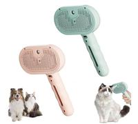 Pups Furry - Dog Brush Australia, Pups Furry Dog Brush, Gentle Detangling,Removes Mats, Loose Fur & Undercoat, Fewer Baths, Less Hassle, for All dogs (Green+Pink)