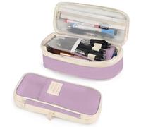 PUPTILY Astuccio per matite, grande capacità, estetico, con cerniera resistente, grande astuccio per cancelleria per donne e uomini, adulti, borsa organizer portatile per università, ufficio, viaggi