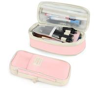 PUPTILY Astuccio per matite, grande capacità, estetico, con cerniera resistente, grande astuccio per cancelleria per donne e uomini, adulti, borsa organizer portatile per università, ufficio, viaggi