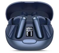 Puqo AI Cuffie Traduzione, Bluetooth 5.3 Traduttore Istantaneo Vocale con 164 Lingue, Auricolari di Traduzione con 5 modalità, Codice di Autorizzazione Permanente, Cuffie Bluetooth per Viaggi/Affari