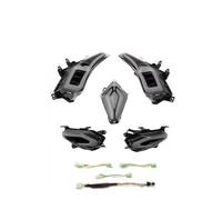 PUQWRIM Faro Motociclo Per T-max 530 2012-2016 Per Tmax530 Indicatori Direzione A LED Indicatori Direzione Anteriori E Posteriori A LED Con EmarK Faro Anteriore(Smoke)