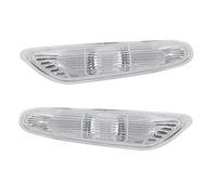 PUQWRIM Fendinebbia Auto Faretti Coppia Luci Parafango per BMW E90 E82 E92 E46 E83 E60 Indicatori di Direzione Luce Posizione Laterale 63137253325 63137253326