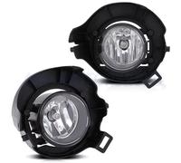 PUQWRIM Fendinebbia Auto Faretti Una Coppia per Nissan per Pathfinder 2005-2009 per Frontier 2005-2012 Fendinebbia Guida Anteriore Verniciato Paraurti Lampade Montaggio