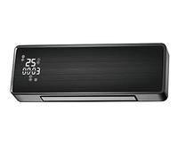 PUR LINE | Riscaldatore split in ceramica con WiFi e frontale in vetro nero | Riscaldatore split con controllo intelligente e design elegante