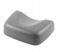 PUR, poggiatesta per solarium, comodo cuscino per collo e cuscino in materiale durevole, facile da pulire, grigio, igienico
