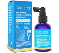 Pura D'Or Rivitalizzante del siero del cuoio capelluto energizzante per diradamento dei capelli (120 ml) infuso con olio di argan, biotina e ingredienti naturali (l'imballaggio può variare)