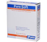 PURA SOFT Veli di Garza Idrofila Sterili 10 x 10 cm 100 pz Garza