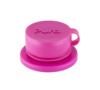 Pura Sport - Top sportivo in silicone a bocca grande, colore: Rosa (senza plastica, non tossico, certificato senza BPA)