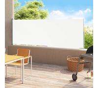 puraday 220 x 500 cm, color crema, tenda laterale allungabile, per terrazze, balcone, parete laterale, protezione solare e facile da installare