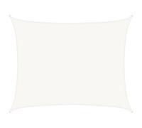 Puraday Tenda parasole rettangolare per mobili da esterni, tenda solare per balcone, terrazza o giardino, muffa e resistente ai raggi UV, colore bianco, 2 x 4,5 m
