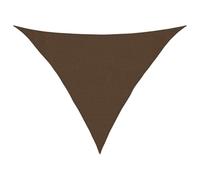 Puraday Tenda parasole triangolare per mobili da esterni, tenda solare per balcone, terrazza o giardino, resistente alla muffa e ai raggi UV, marrone, 4 x 5 x 5 m