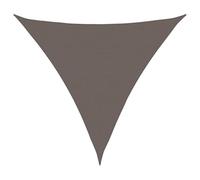 Puraday Tenda parasole triangolare per mobili da esterni, tenda solare per balcone, terrazza o giardino, resistente alla muffa e ai raggi UV, antracite, 5 x 5 x 5 m
