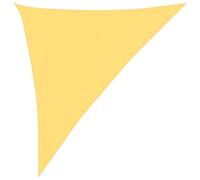 Puraday Tenda parasole triangolare per mobili da esterni, tenda solare per balcone, terrazza o giardino, resistente alla muffa e ai raggi UV, beige, 3 x 4 x 5 m