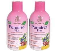 Puradren Plus Mirtillo Frutti Rossi 2x500 ml Soluzione orale