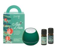 Purae Kit Aria di Festa - Diffusore e olio essenziale per purificare l'aria, 1 diffusore e 5 ml