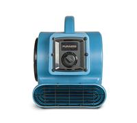 PURAERO Mini Air Mover | Asciugatrice per tappeti e ventilatore | Ventilatore da pavimento ad alta velocità per Crawlspaces, soffitte, cantine, bagni | 1/5 HP 800 CFM | Ripristino dei danni causati