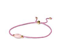 PURAJA Bracciale con pietre preziose da donna | Con perle in acciaio inossidabile placcato oro 18k | Fatto a mano | Bracciale portafortuna da donna | Incoraggiante