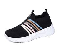 Puramala Scarpe da ginnastica da donna in rete sportive, design a maglia, traspiranti, comode, antiscivolo, scarpe da trekking, scarpe da ginnastica morbide per l'uso quotidiano in clinica, Stile P02