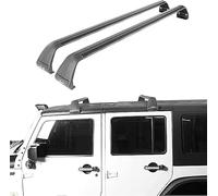 PURAR Portapacchi Barre Trasversali per Jeep Wrangler JL JK JT 2007-2021, Bagagli Trasporto Portabagagli da Tetto Barre Trasversali Barre Portatutto Portapacchi Car Roof Accessories