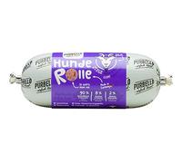 PURBELLO Rullo per cani di capra con carota ed erbe, monoproteina, ad alta percentuale di carne, cibo umido per cani, resistente al taglio e senza cereali, 8 x 200 g
