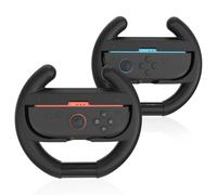 PURBHE Switch Volante per Nintendo Switch 2 JoyCon, Accessori Volante da Corsa per Nintendo 2 Mario Kart World e 8 Deluxe - 2 Ruote JoyCon2 per Nintendo 2025 Switch2