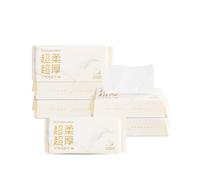 Purcotton - Salviette per il viso, extra morbide e spesse, salviette per il viso in cotone usa e getta, salviette asciutte per bambini, asciugamani per il viso bagnati e asciutti, in puro cotone, per