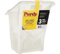 Purdy Fodere per secchi, confezione da 3, trasparente, 21 x 21 cm