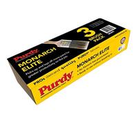 Purdy Monarch Elite - Set di 3 pennelli (1x3,8 cm 1x2 2x7,6 cm)