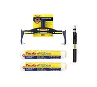 Purdy White Dove roller System kit completa 4PCE 30,5 cm rulli regolabile telaio + Pole