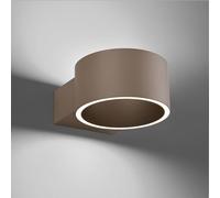 PURE Applique a LED Clipse, color bronzo, alluminio Ø 15 cm Pure