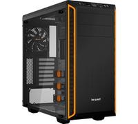 silenzio! Pure Base 600 Window Midi Tower Nero, Arancione - Nouvo