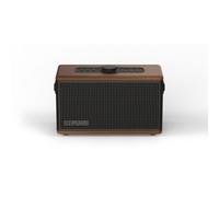 Pure Classic Aura - Der tragbare Bluetooth-Lautsprecher mit Hintergrundlicht, Kaffee Braun/Walnuss