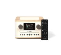 Pure Classic C-D4 - Das charmante Digitalradio mit CD-Player, Baumwoll-Weiß/Eiche