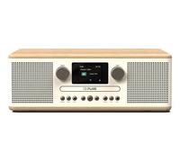 Pure Classic C-D6 - Der charmante CD-Player und Digitalradio in Baumwoll-Weiß/Eiche