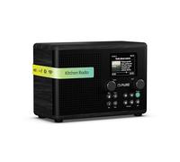 Pure Classic H4i - Das Charmante Kompakte Internet Radio, Schwarz/Esche