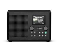 Pure Classic H4i - Das Charmante Kompakte Internet Radio, Schwarz/Esche