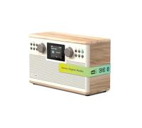 Pure Classic H6 - Das charmante digitale Stereo-Radio, Baumwoll-Weiß/Eiche