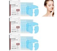 Pure Collagen Films - Melting Collagen Film, Soluble Nano Collagen Mask, Highprime Collagen Film Face Mask, Korea Highprime Collagen Soluble Film, Collagen Hydrating Face Mask (3*Mask)