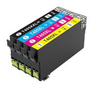 Pure-Color 4 pezzi 405XL Cartuccia d'inchiostro Sostituzione per Epson Workforce Pro WF-7830DTWF WF-4820DWF WF-3820 WF-7840DTWF WF-4830DTWF WF-4820DWF WF-3825DWF WF-4825DWF WF-7835DTWF stampante